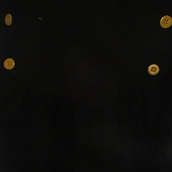 Designer LEOCA Paris Black suede elegant Dress Tissu SZ 10 NWT - Picture 7 of 8